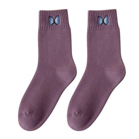 

Women Casual Solid Color Coral Socks Home Socks Water Proof Socks