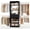 Black, variant on Homieasy 4FT-9FT Closet Organizer System with Drawer & 4 Hanging Rods, White