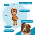thumbnail image 3 of Outward Hound Fire Biterz Giraffe Firehose Plush Dog Toy Brown Medium, 3 of 4