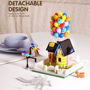 HI-Reeke House Building Block Set Creative Tensegrity Sculptures Balloon Up House Kit Toy Multi Color