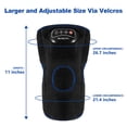 thumbnail image 3 of CINCOM Knee Massager with Heat,Air Compression Elbow Knee Brace Massage for Pain Relief, FSA/HSA Eligible (A Pair), 3 of 7