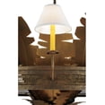 thumbnail image 4 of Meyda Tiffany 136614 Banana Bamboo 6 Light 59" Wide Chandelier - Antique Rust / Cortez, 4 of 7