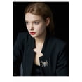 thumbnail image 6 of Spider Brooch, Luxury Corsage, Vintage Animal Pin, Stylish Personalized Gift, Suit Accessory, 6 of 6