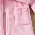 thumbnail image 6 of Coerni Kids Girls Fleece Pajamas Flannel Robe Boys Soft Plush Toddler Bathrobe with Pockets Thick Nightgown with Belt Pjs, 6 of 9