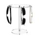 thumbnail image 1 of Round Acrylic Glasses Organizer Transparent Eyeglasses Rack Rotatable Display Stand for Sunglasses and Reading Glasses, 1 of 4