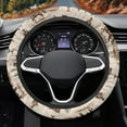 thumbnail image 3 of Yuyamidu Cowboy Steering Wheel Cover Winter Wheel Wrap Protector Accessories for Auto Car Sedan Sweat Absorption, Warm Fluffy Car Steering Wheel Case, 3 of 7
