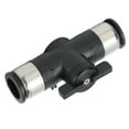 thumbnail image 2 of Pneumatic Ball Valve, High Strength  Airtightness Push To Connect Straight Union Ball Valve  For Pneumatic Tools For Air Piping, 2 of 8