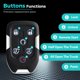 thumbnail image 5 of Helloauto Llavero Para Gmc Yukon/Yukon Xl Chevy Tahoe Suburban Key Remote 2015-2020 Cubierta De Carcasa De Llavero Inteligente Autoprogramada (Hyq1Aa) 6 Botones, 5 of 7