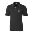 thumbnail image 2 of Men's Cutter & Buck Black Kansas State Wildcats Big & Tall Advantage Tri-Blend Pique DryTec Polo, 2 of 3