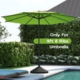 thumbnail image 4 of Abba Patio 9ft Lyon Outdoor Patio Umbrella Cover Replacement, 8 Ribs, Lime, 4 of 5