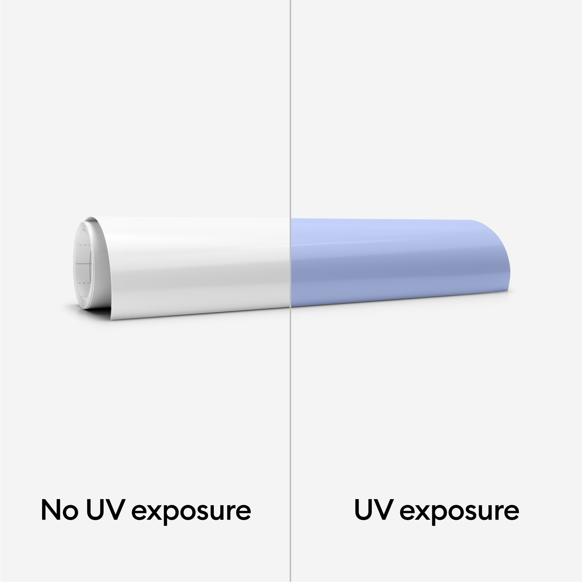 Cricut UV-Activated, Color-Changing Iron-On, White - Blue, 12" x 19", Roll