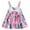 Pink, variant on Summer Baby Girl Cute Fruit Pattern Bow Sleeveless Dress Casual Toddler Sundress Outfits,0-5T