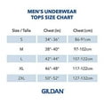 thumbnail image 4 of Gildan Men's Short Sleeve V-neck T-Shirts Assorted Color T-shirt up to 2XL, 5-pack, Black, Sport Grey, Charcoal, Military Green, Medium, 4 of 5
