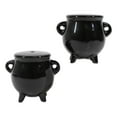 thumbnail image 2 of Halloween Witching Hour Wicca Witch Magic Black Cauldrons Salt N Pepper Shakers, 2 of 7