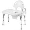 Invacare - I-Class Heavy Duty Transfer Bench with Commode Opening - Partially Assembled