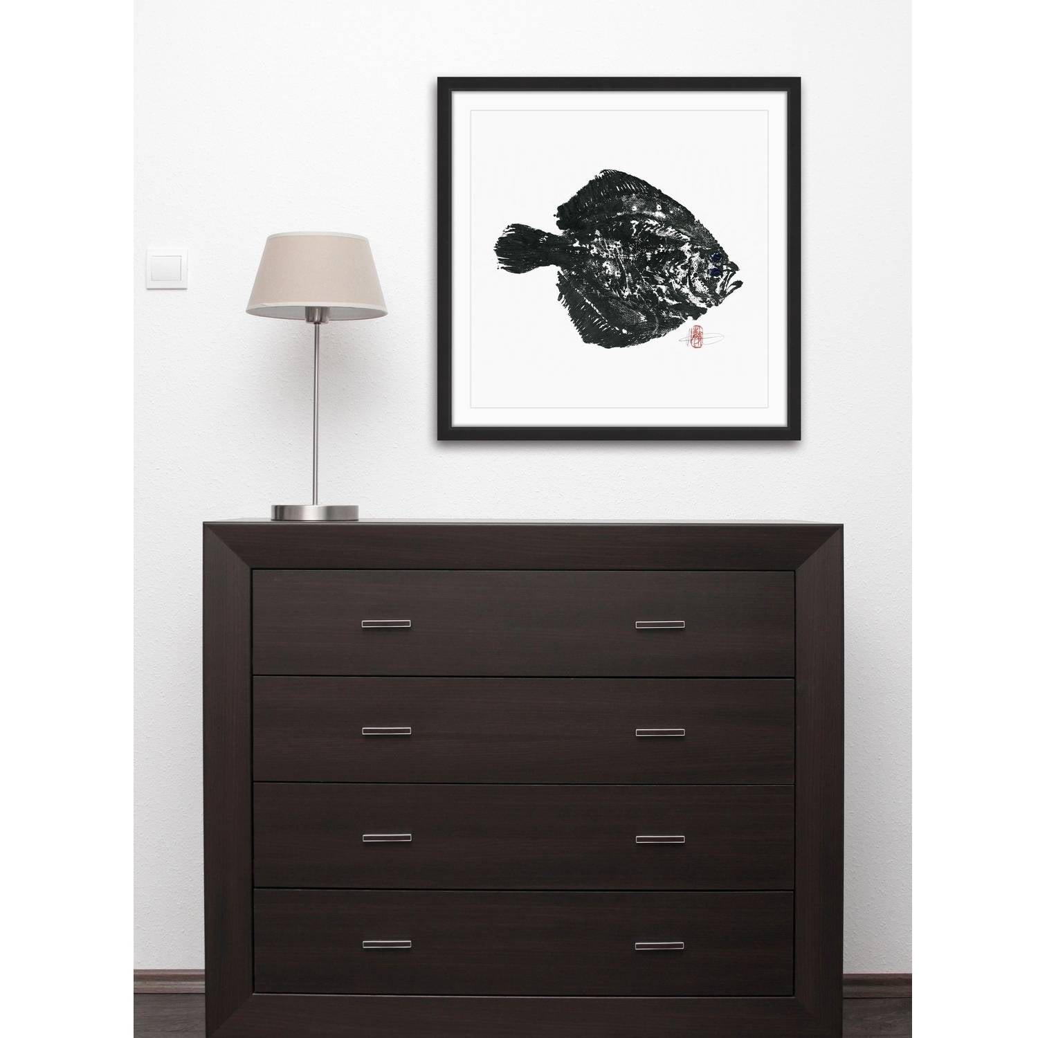Marmont Hill "Turbot" Framed Painting Print