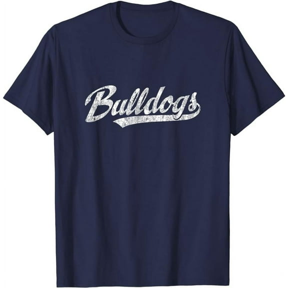 Bulldogs Mascot T Shirt Vintage Sports Name Tee Design