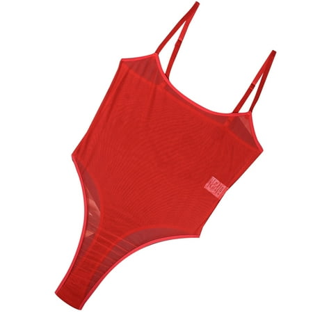 Yuhangmm Women See Through Mesh Sexy Backless SSduction Solid Color Sexy Underwear Sexy Lingerie