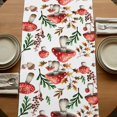 thumbnail image 5 of Table Runners 72 Inches Long Dress Scarves, Red Mushrooms Farmhouse Kitchen Table Runner, Coffee Tablerunners, Maple Leaves Plants Country Botanical 14x72 Inch, 5 of 9