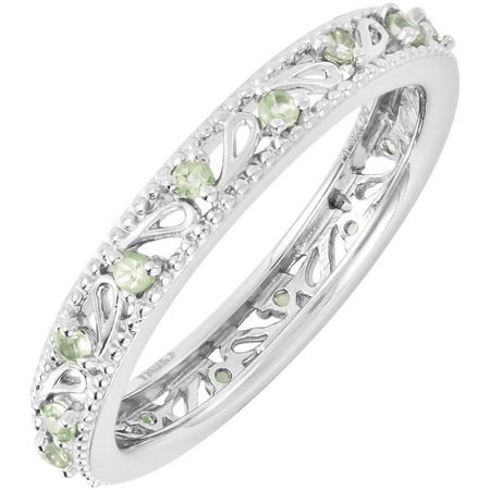 Stackable Expressions Peridot Sterling Silver Ring