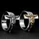 thumbnail image 5 of 1 pieza de anillo de aleación de moda, anillo de cruz de Jesús, elegante regalo de festival de joyería de mano para mujer y hombre (dorado n. ° 13), 5 of 5