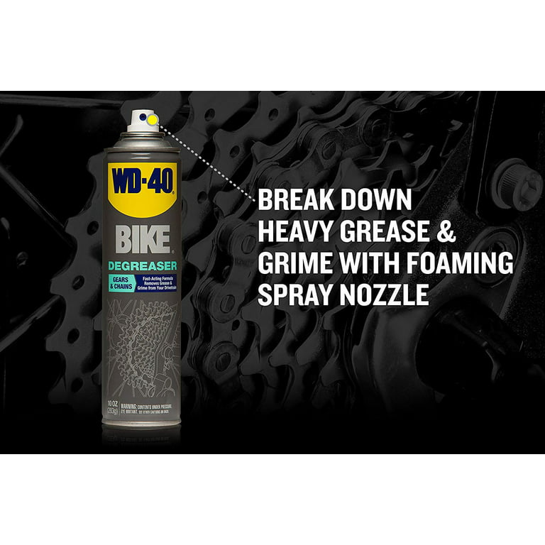 WD-40 (390340) Specialist Bike Cleaner, 32oz, foaming Trigger 4CT