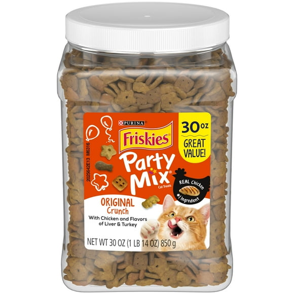 Purina Friskies Cat Treats, Party Mix Original Crunch