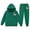 Z3-Dark Green, variant on Shadoumai Child Toddler Boys Girls Long Sleeve Solid Warm Hoodie Pullover Tops Pants Kids Outfits Sweat Suit