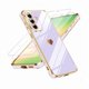 thumbnail image 1 of Chenchen for Samsung Galaxy A57-5G Case: with Tempered Glass Screen Protector [2 Pcs]+ Full Camera Lens Protection,Love Heart Plating Girly Cute Luxury Soft TPU Shockproof Case,Purple, 1 of 1