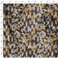 thumbnail image 4 of Soimoi Velvet Brown Fabric By the Yard - 54 Inch Wide -Geometric Material - Artistic and Modern Patterns for Various Uses Printed Fabric, 4 of 6