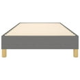 thumbnail image 3 of vidaXL Bed Frame Dark Grey 100x203 cm Twin XL Fabric, 3 of 5