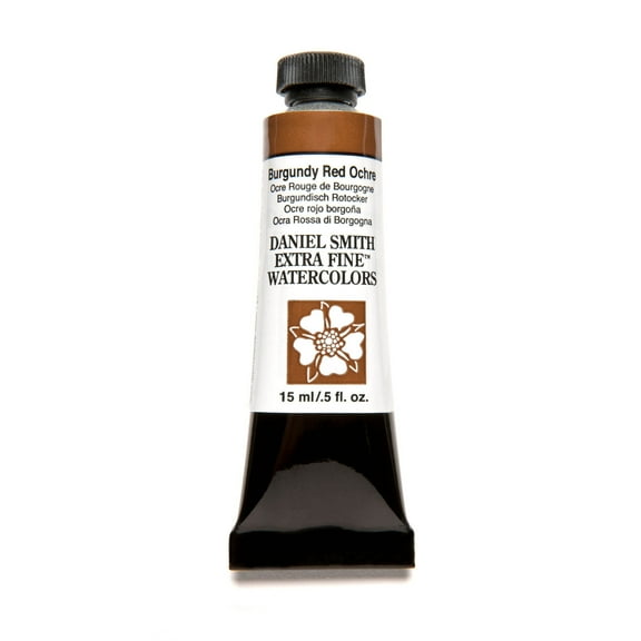 Daniel Smith Extra Fine Watercolor, 15 ml, Burgundy Red Ochre