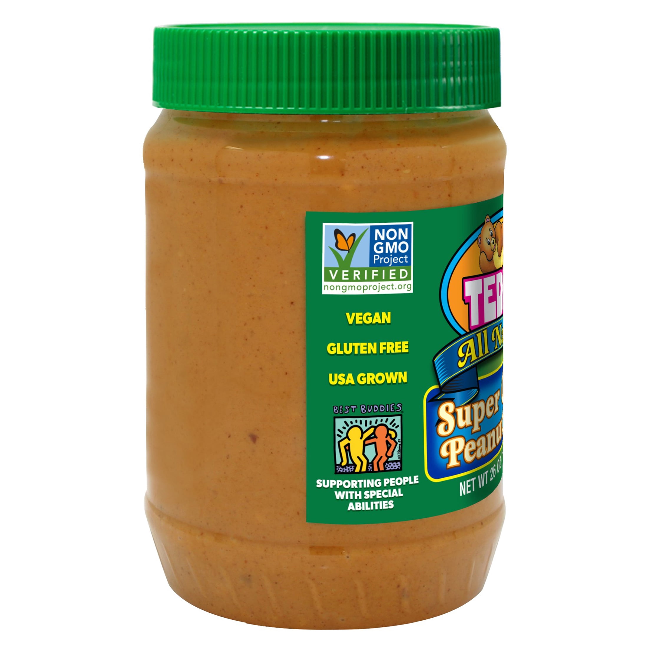 (6 pack) Teddie All Natural Super Chunky Peanut Butter, 26 oz