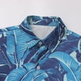 thumbnail image 4 of FYMNSI Kids Boys Hawaiian Shirt Father Son Tropical Hawaii Shirts Daddy and Me Family Matching Outfits Boy 5-6T, 4 of 8
