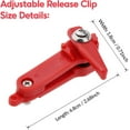 8 PCS Fishing Downrigger Clips, Heavy Tension Snapper Weight Release