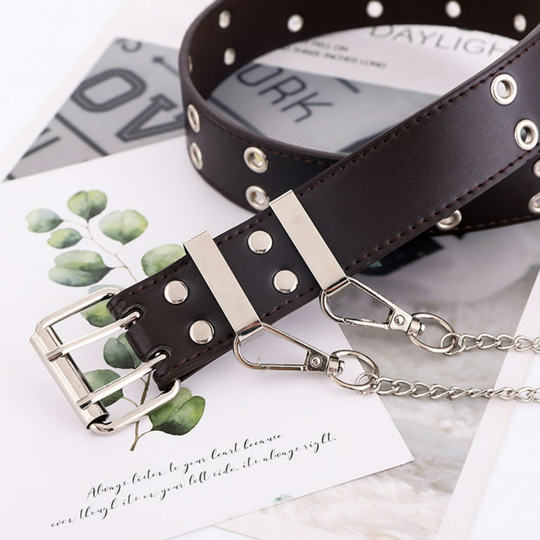 Women Fashion Alloy Belts Chain Luxury for Genuine Leather New