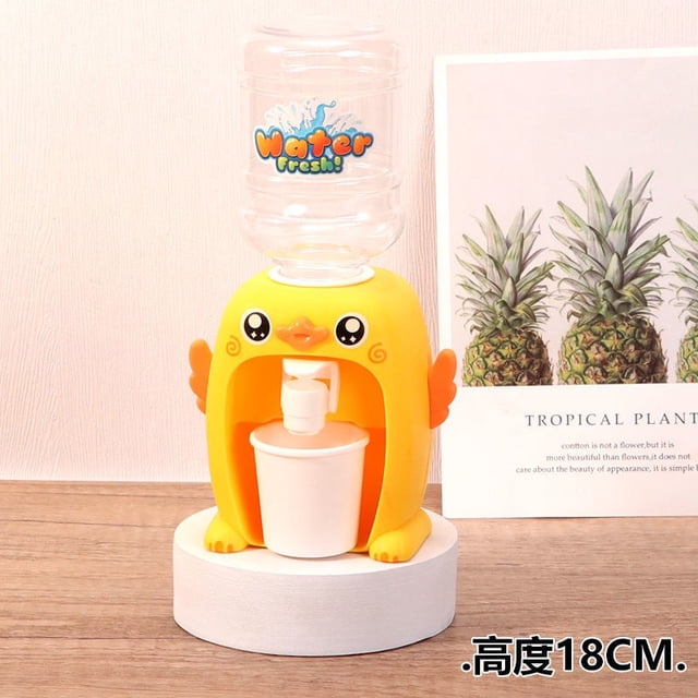 18 cm Mini Dispensador De Agua Juguete Fuente De Beber Miniatura Vida Juego Escena Modelo Educativo De Pretender Papel Novedad Regalos Para Niñas Niños Pequeños Accesorios Para Casa De Muñecas