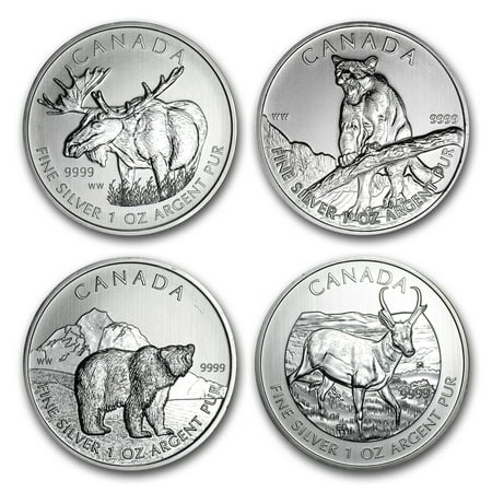 2011-2015 CAN 1 oz Silver Wildlife/Birds of Prey (Random)