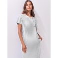 thumbnail image 3 of Vestido ANRABESS casual de verano de manga corta a media pierna para mujer, 3 of 6
