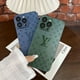 thumbnail image 3 of Funda De Cristal HD Premium Para iphone 11 , 12 , 13 , 14 , ProMax , 3D , Erosionada , Patrón LV , Cubierta Protectora De Lente De Cobertura Total, 3 of 4