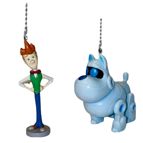 Puppy Pals Master Bob & ARF A-R-F Fan Lamp Pull Chain Pvc Figure Figurine Charm