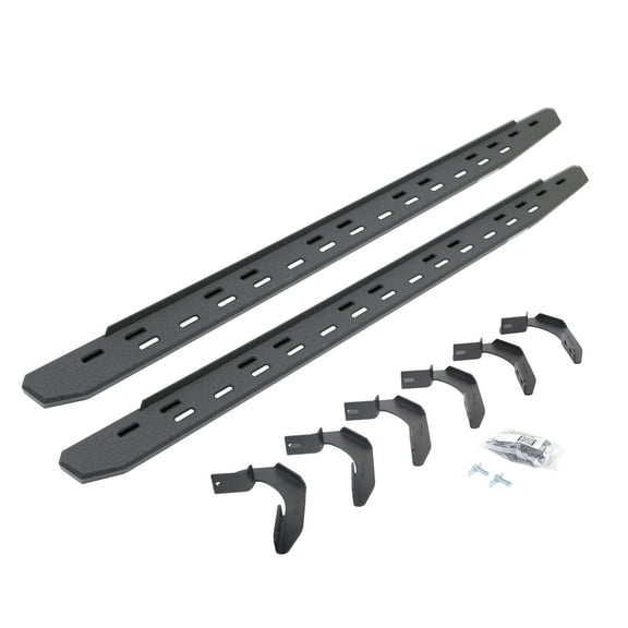 Go Rhino 69612680ST RB30 Slim Line Running Boards with Mounting Bracket Kit For Ford 04-14 F-150 Fits select: 2004-2014 FORD F150