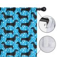 thumbnail image 4 of Blackout Kids Curtains,Blue Dachshunds Dog Childrens Insulated Curtains Set Of 2,Bedroom Essentials,Toddler Room Decor 52"x84"(132x213cm), 4 of 4
