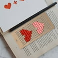 thumbnail image 2 of 8Pcs Wooden Retro Rectangular Bookmarks for Diy Embroidery, 2 of 8