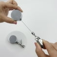 thumbnail image 5 of WEIWEIGG Extendable Towel Holder for Bathroom, Retractable Kitchen Hand Towel Hook, Adhesive Stainless Steel Towel Clip Hanger Over The Door, Space-Saving Towel Rack for Kitchen Cabinet,Silver, 5 of 6