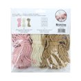 thumbnail image 2 of UNIQUE CREATIV CRAFT Macramé Coaster Kit – Heart, 3 pcs, Age 8+, Beginner, 15.5 cm, 2 of 5