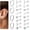 Silver, variant on 10 Pairs Flatback Stud Earrings for Women,No Fade & Lrritation Cartilage Earrings for Women,316L Surgical Steel Needle Hypoallergenic Earrings for Sensitive Ears Women,Silver