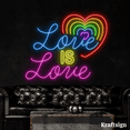 thumbnail image 2 of Craftnamesign Love Is Love Neon Sign, Gender LED Sign, Bar Club Decor, 2 of 4