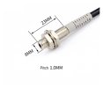 thumbnail image 3 of YCJYWXSR M8 Visible Infrared Laser Diffuse Reflection Photoelectric Optoelectric Sensor Switch CE NPN PNP NO NC 150mm 200mm Detect - M8 NPN NO 150MM, 3 of 6