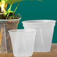 thumbnail image 2 of LEEYNEER 20 Pcs Transparent Flower Pot Nursery Pots Clear Flowers 6 Inch for Plants Orchid, 2 of 6